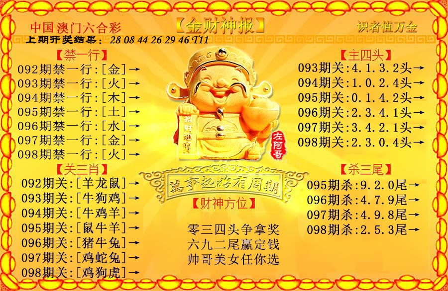 098期金财神[图]