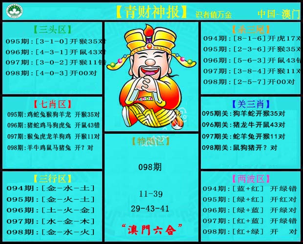 098期青财神[图]