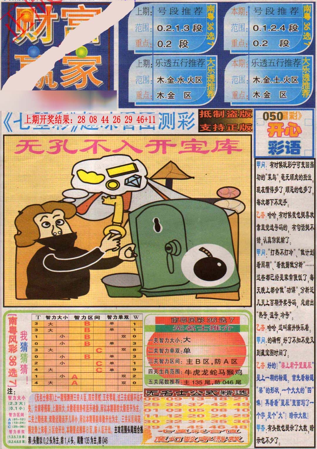 098期财富赢家（七星彩）[图]